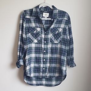 Forever 21 Flannel Button Down Shirt